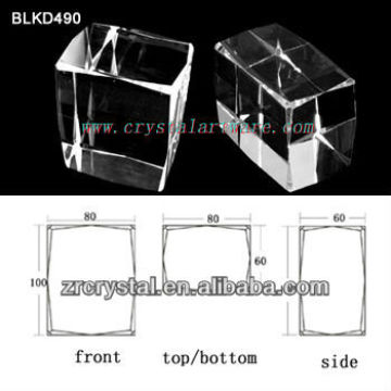 high quality blank crystal for 3d laser ebgraving